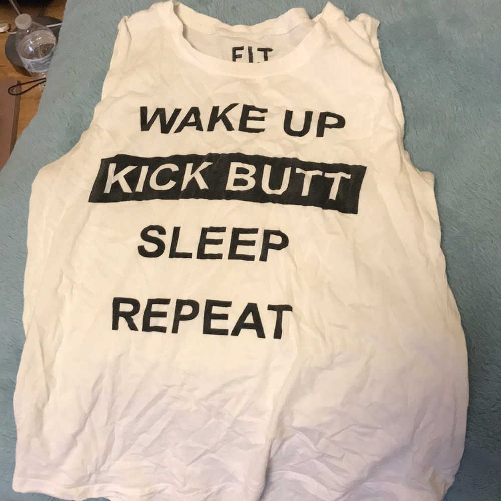 Muscle tank gym top